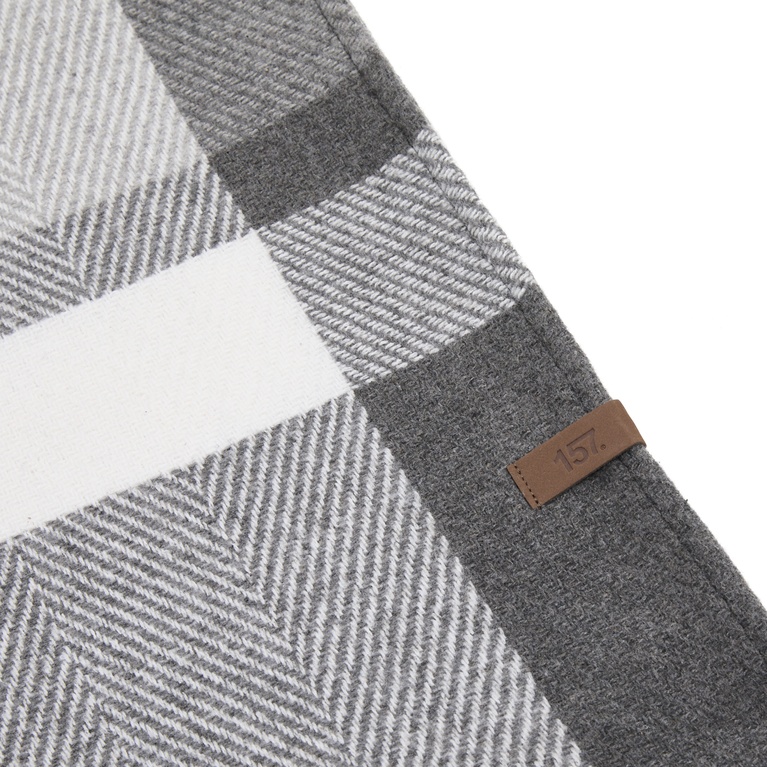 Blanket "Blake" Grey Melange
